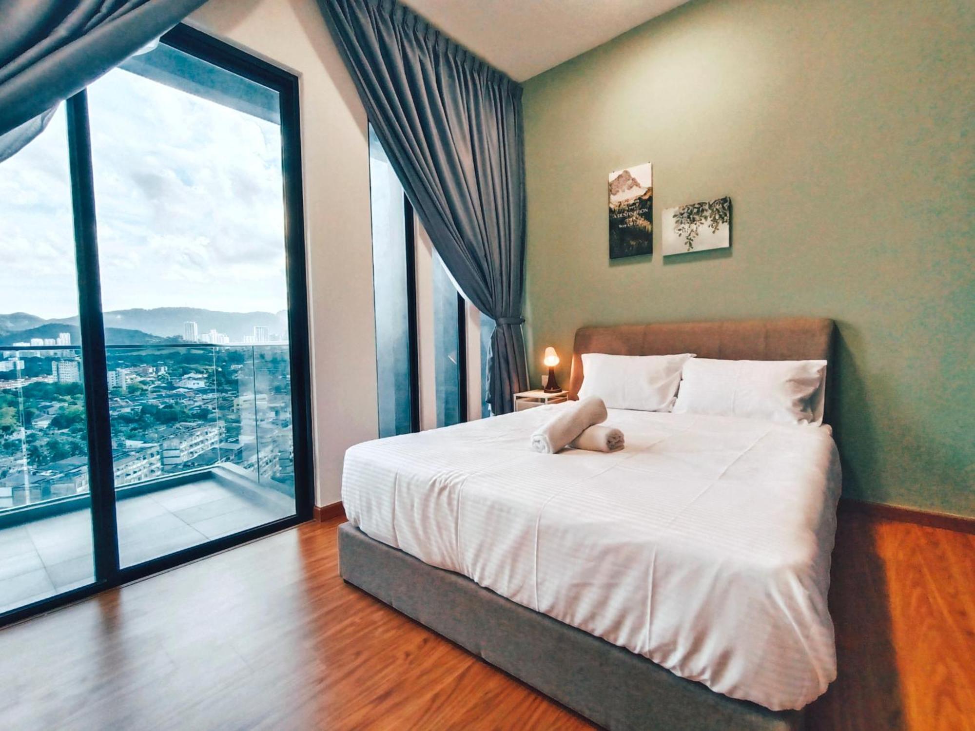 New 2Br Georgetown Warm And Lovely Homestay 10Pax-无敌美景两房民宿 Beacon Executive Suite Dış mekan fotoğraf