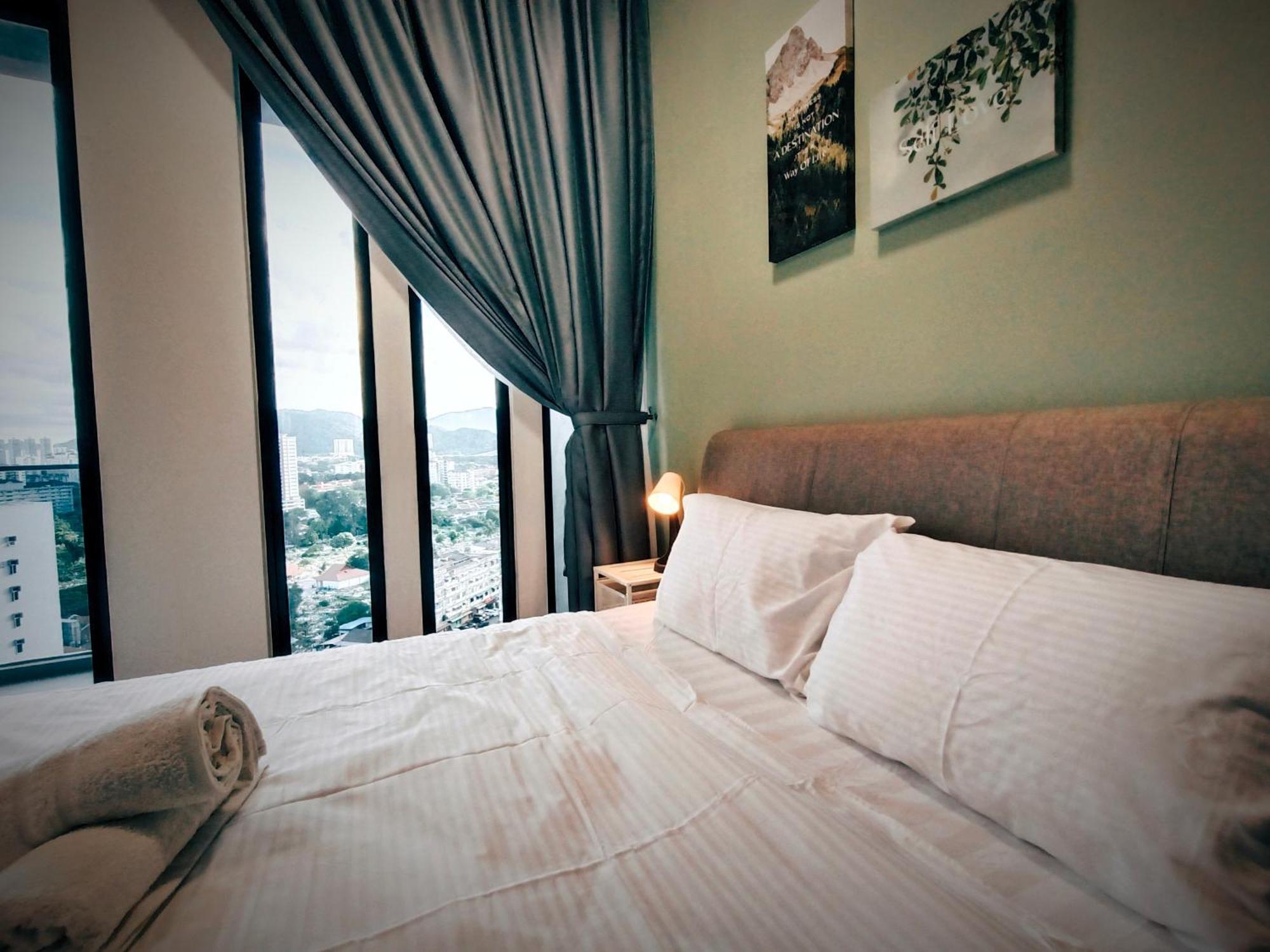 New 2Br Georgetown Warm And Lovely Homestay 10Pax-无敌美景两房民宿 Beacon Executive Suite Dış mekan fotoğraf